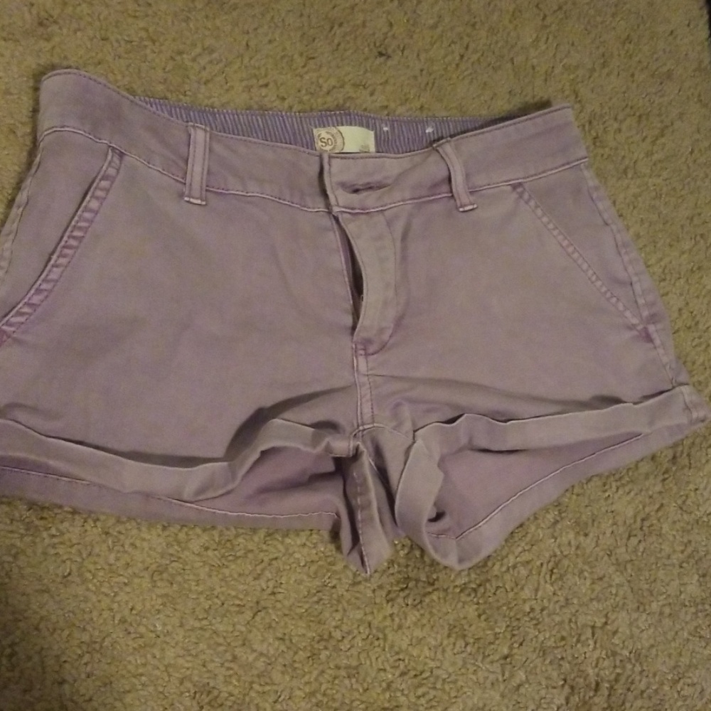 Purple shorts